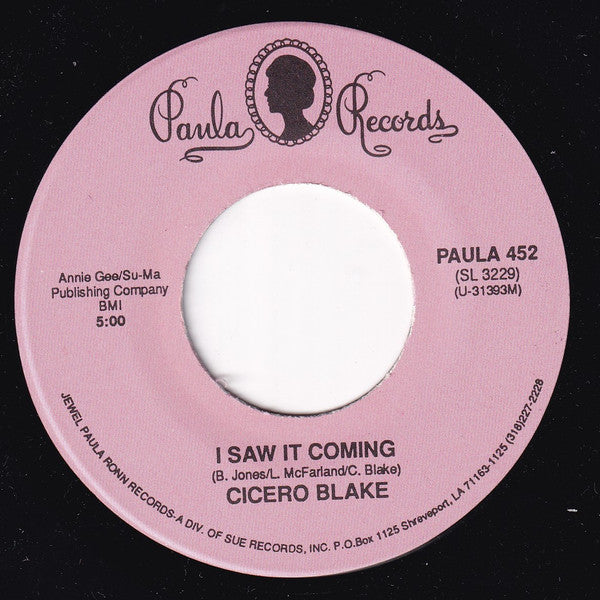 Cicero Blake : Don't Throw Your Love On Me So Strong (7", Single)