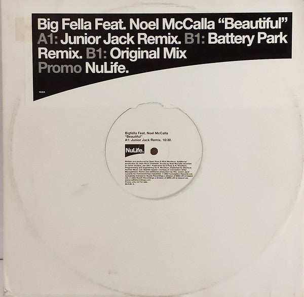 Bigfella : Beautiful (12", Promo)