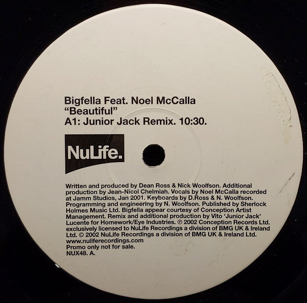 Bigfella : Beautiful (12", Promo)