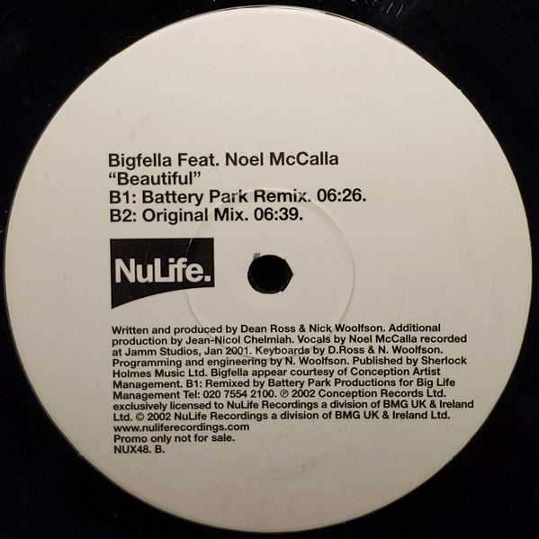 Bigfella : Beautiful (12", Promo)