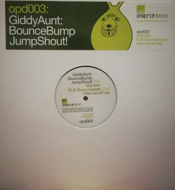 Giddy Aunt : BounceBumpJumpShout! (12")