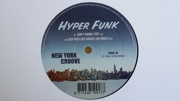 Hyper Funk : It's Time To Move On (12", Maxi)