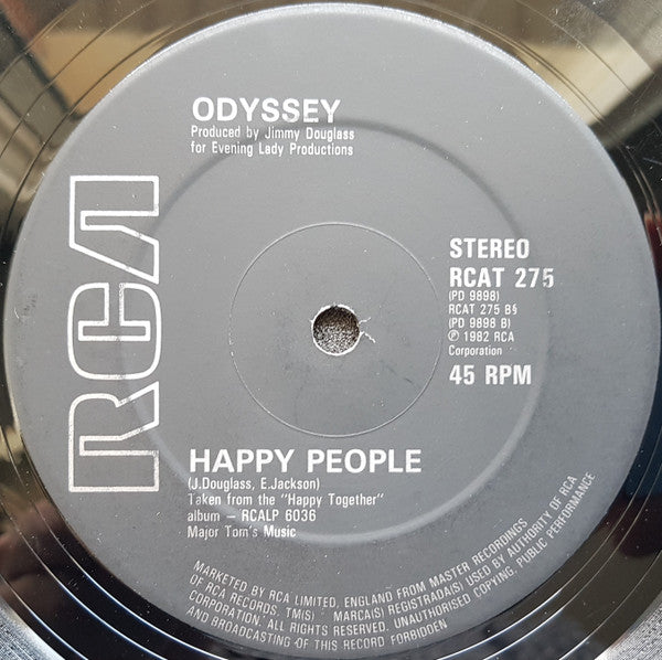 Odyssey (2) : Magic Touch / Happy People (12")