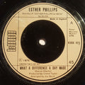 Esther Phillips : What A Difference A Day Made (7", Single, Inj)