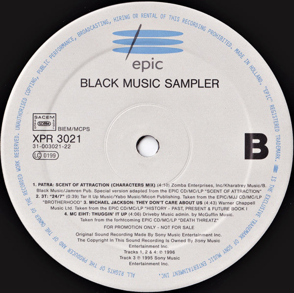 Various : Black Music Sampler (LP, Comp, Promo)