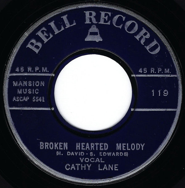 Cathy Lane (2) / The Muses (2) : Broken-Hearted Melody / ('Til) I Kissed You (7", Mono, Styrene)
