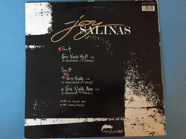 Joy Salinas : Paris Nights (12")