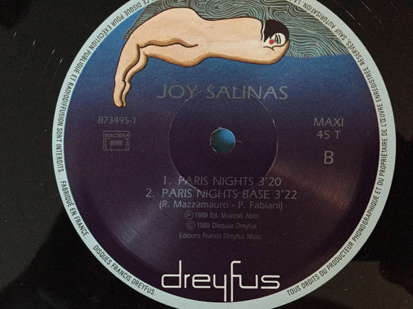 Joy Salinas : Paris Nights (12")