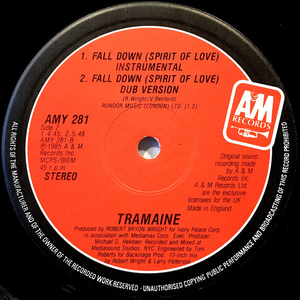 Tramaine : Fall Down (Spirit Of Love) (12")