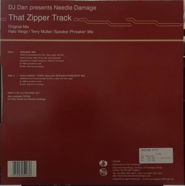 DJ Dan : That Zipper Track (12")