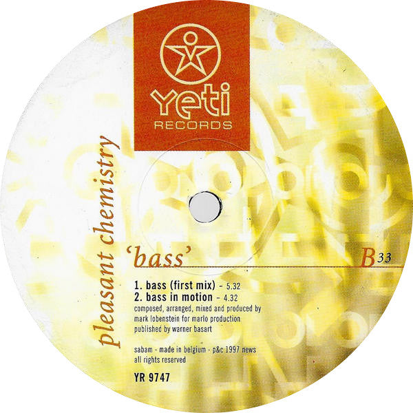Pleasant Chemistry : Bass (12")