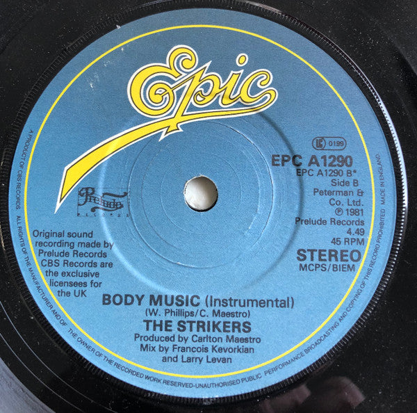 The Strikers : Body Music (7")