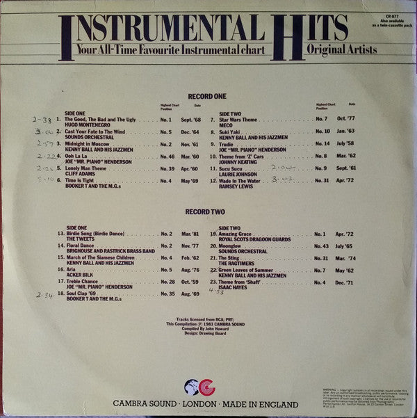 Various : Instrumental Hits (2xLP, Comp)