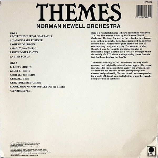 The Norman Newell Orchestra : Themes (LP, Comp)