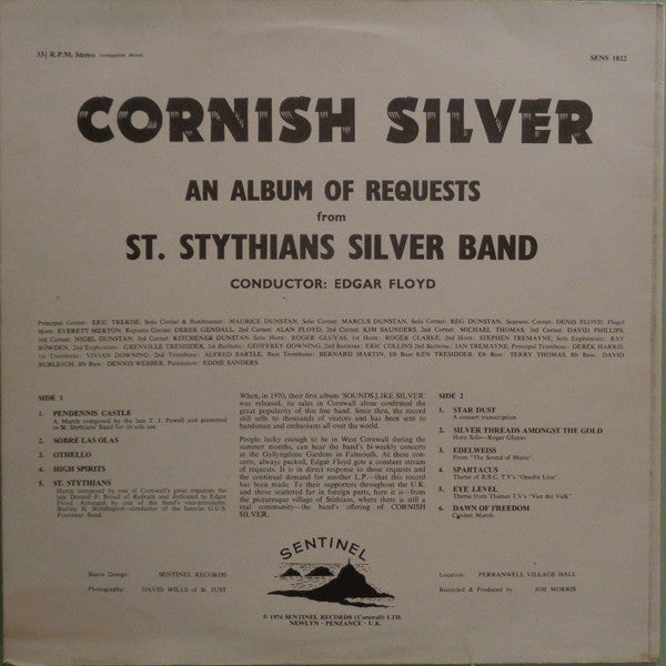 St. Stythians Silver Band, Edgar Floyd : Cornish Silver (LP)