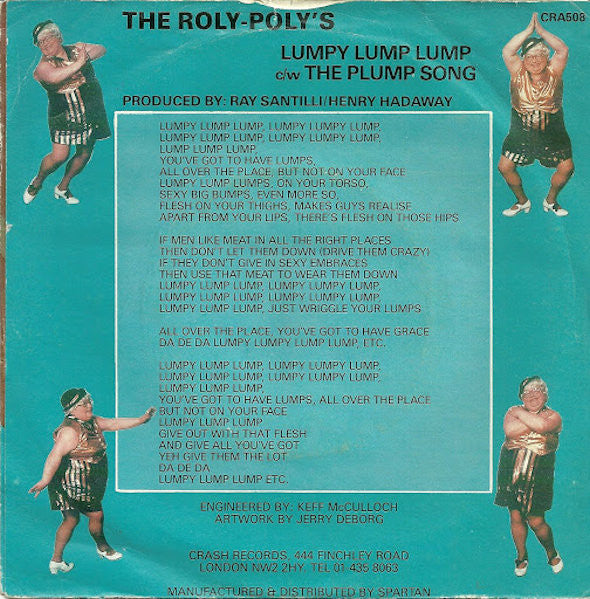 The Roly-Poly's : Lumpy Lump Lump (7", Single)