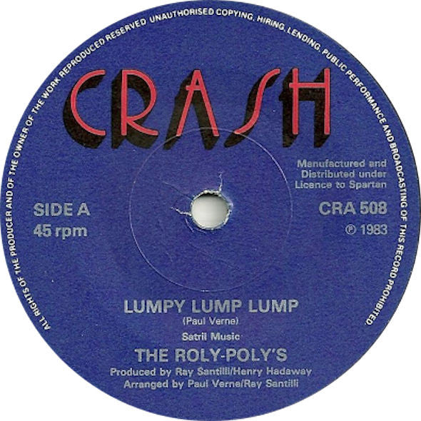 The Roly-Poly's : Lumpy Lump Lump (7", Single)