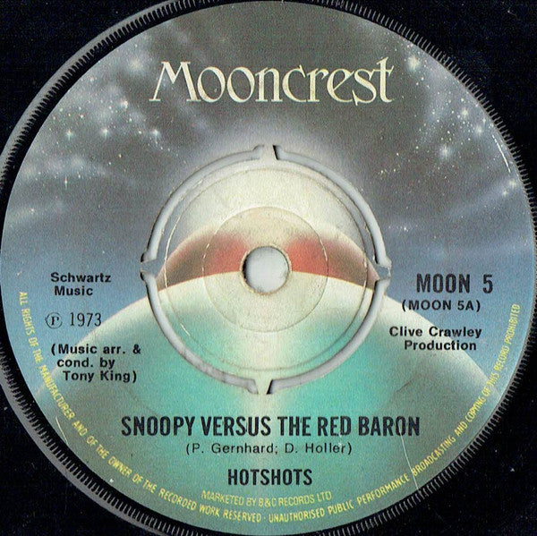 Hotshots* : Snoopy Versus The Red Baron (7", Single)