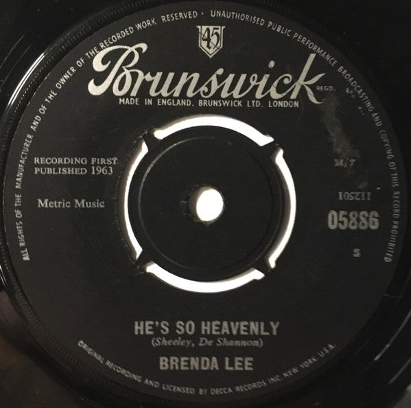 Brenda Lee : Losing You (7", Single)