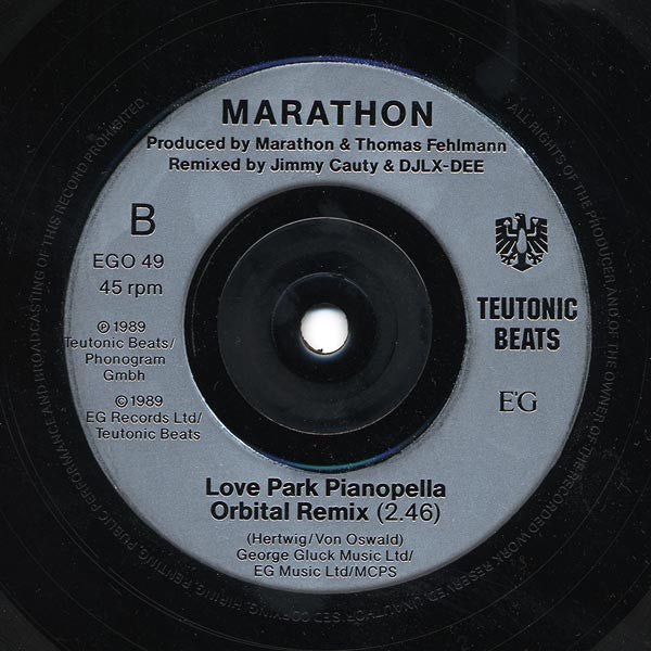 Marathon : Love Park (7", Single)