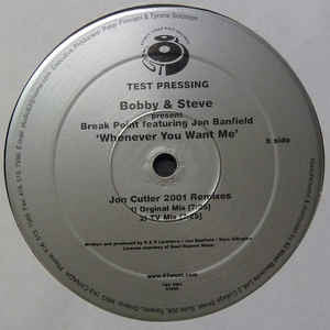 Bobby & Steve* Present Break Point Featuring Jon Banfield : Whenever You Want Me (Todd Gardner 2001 Remixes) (12", TP)