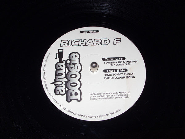 Richard F. : I Wanna Be A Monkey (In Your Eyes) (12")