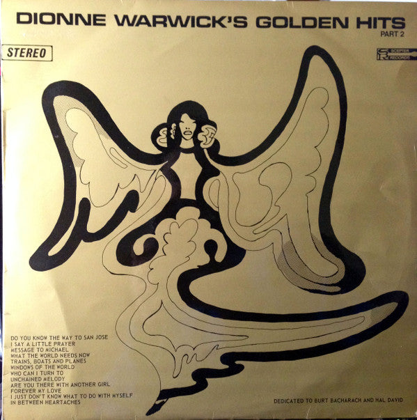 Dionne Warwick : Golden Hits Part 2 (LP, Comp)