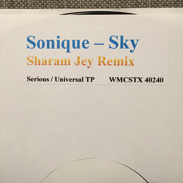 Sonique : Sky (Sharam Jey Mixes) (12", Promo, W/Lbl)