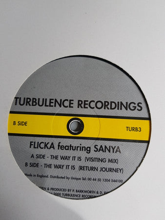Flicka Featuring Sanya : The Way It Is (12")