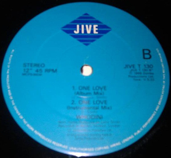 Whodini : One Love (12")