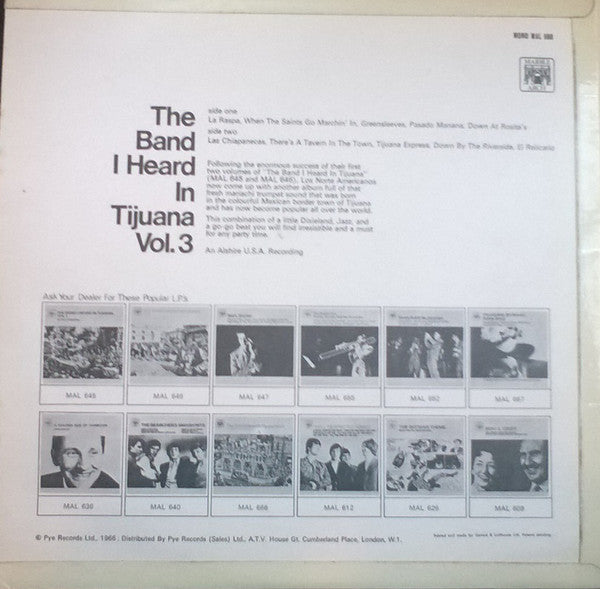 Los Norte Americanos : The Band I Heard in Tijuana Vol.3 (LP, Mono)