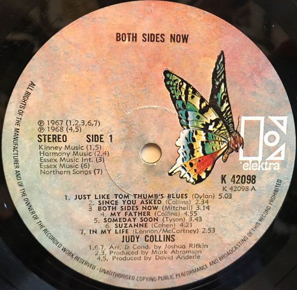 Judy Collins : Both Sides Now (LP, Album, Comp)