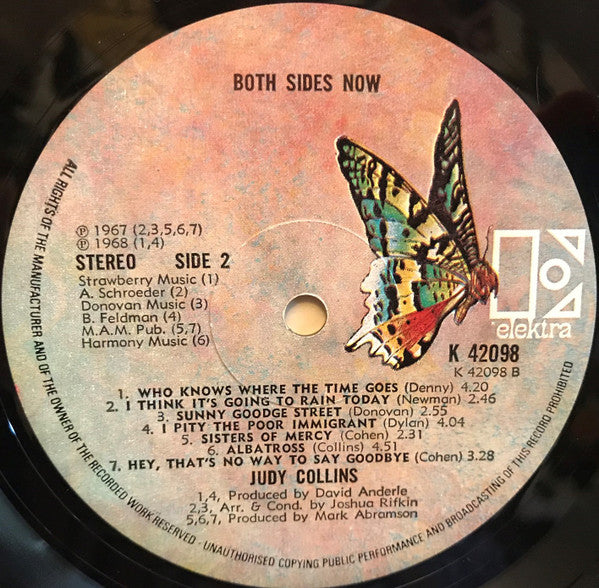 Judy Collins : Both Sides Now (LP, Album, Comp)
