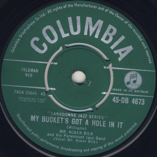 Acker Bilk And His Paramount Jazz Band : That's My Home (7", Single)