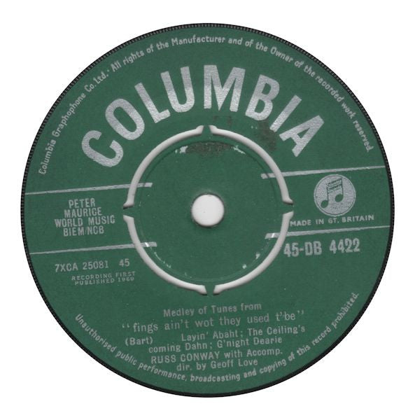 Russ Conway : Medley Of Tunes From "Fings Ain't Wot They Used T'Be" (7", Single)