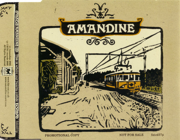 Amandine (2) : This Is Where Our Hearts Collide (CD, Album, Promo)
