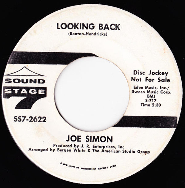 Joe Simon : Looking Back - Promo (7", Promo)