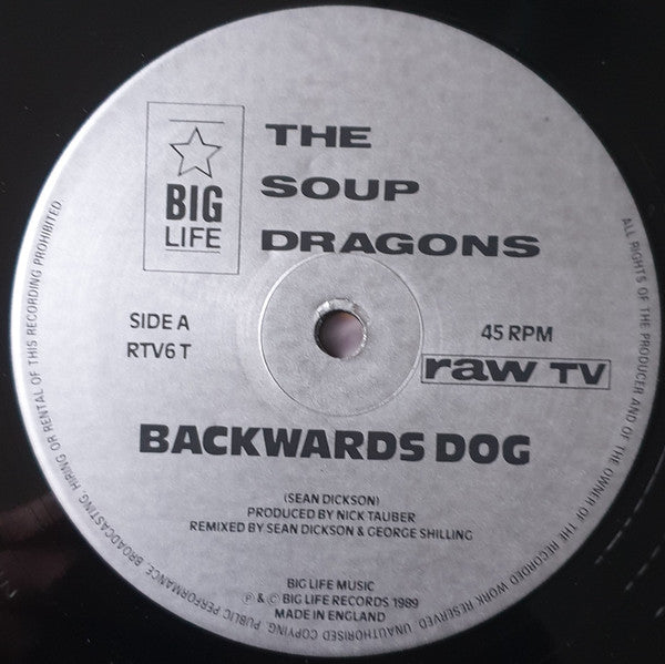The Soup Dragons : Backwards Dog (12", Single)