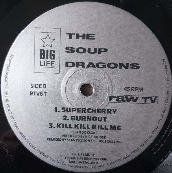 The Soup Dragons : Backwards Dog (12", Single)