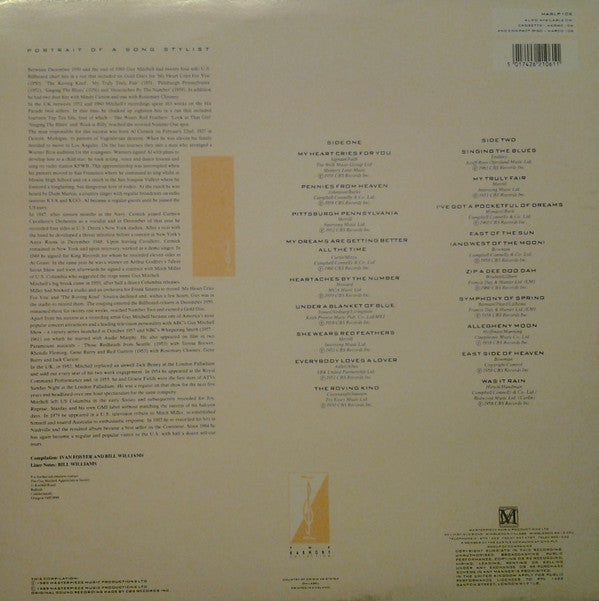 Guy Mitchell : Portrait Of A Song Stylist (LP, Comp)