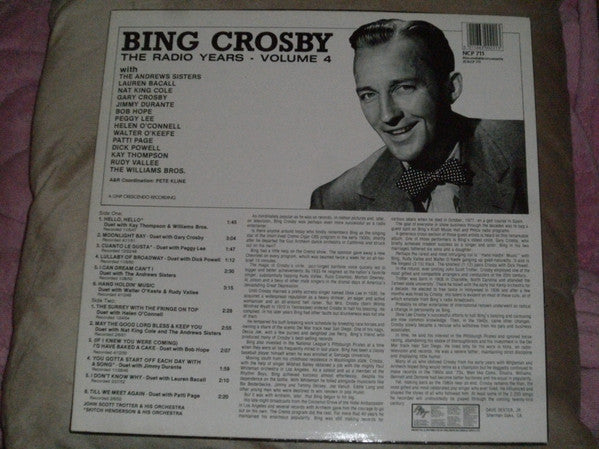 Bing Crosby : The Radio Years, Volume 4 (LP, Album, Comp)