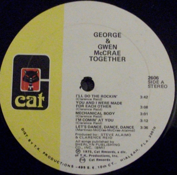 George* & Gwen McCrae : Together (LP, Album)