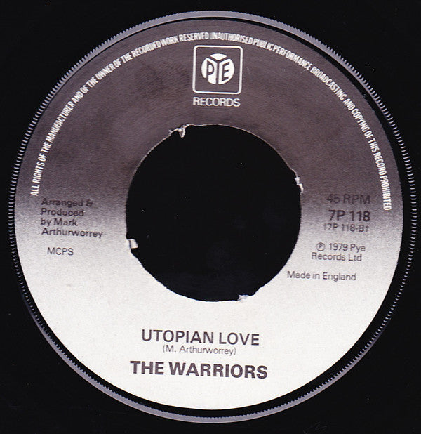 The Warriors (9) : Island In The Sun (7", Single, Promo)