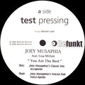 Joey Musaphia Feat. Lisa Millett : You Are The Best (12", TP)