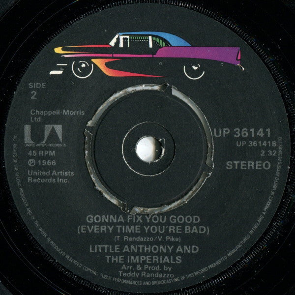 Little Anthony And The Imperials* : Better Use Your Head (7", Single)