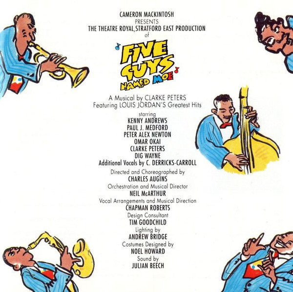 Various : Five Guys Named Moe (Original London Cast Recording) (CD, Album)
