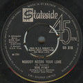 Gene Pitney : Nobody Needs Your Love (7", Single)