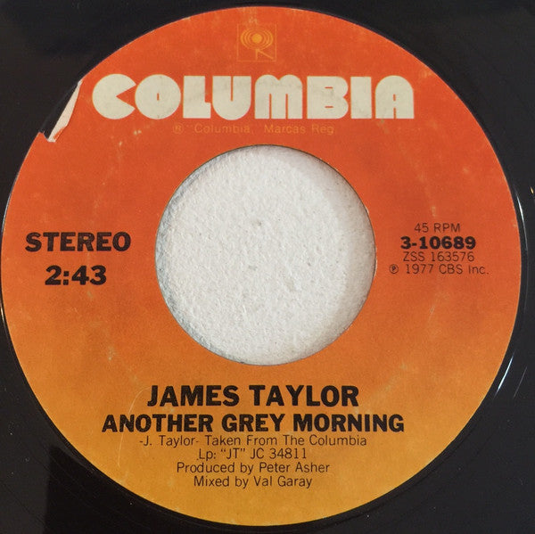 James Taylor (2) : Honey Don't Leave L.A. (7", Single, Styrene, San)