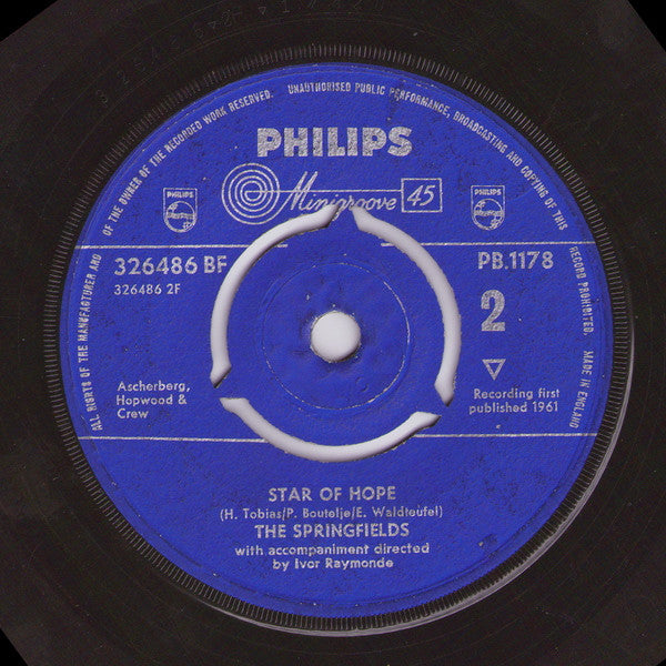 The Springfields : Bambino (7", Single, 3 P)