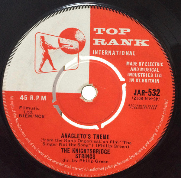 The Knightsbridge Strings : The Singer Not The Song / Anacleto's Theme (7", Single)